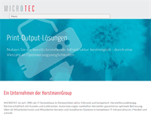 Tablet Screenshot of microtec-gmbh.de